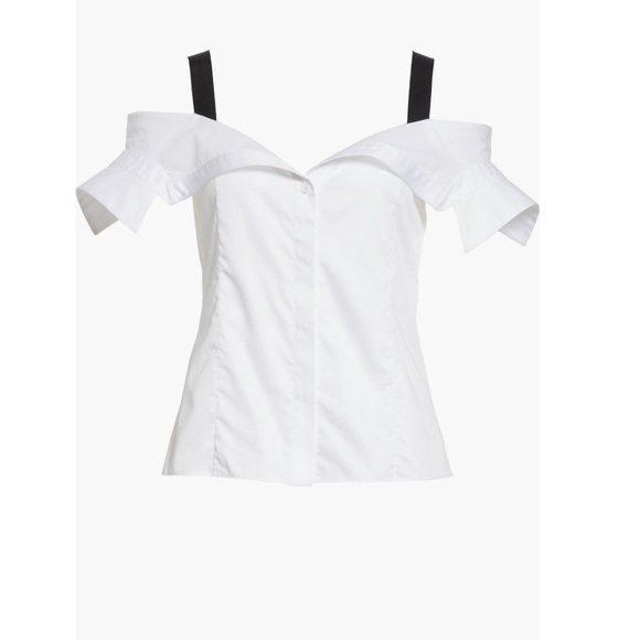 Jason Wu Elegant White Off-Shoulder Top